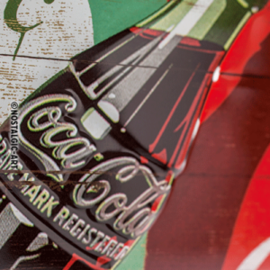 Alternative view of Coca Cola Delicious Refreshig Green - Metalskilt