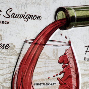Alternative view of World of Wine - Metalskilt