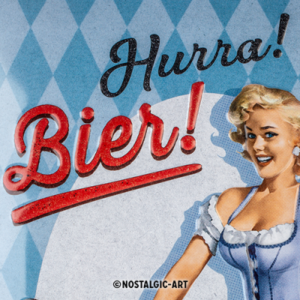 Alternative view of Hurra Bier Speciel Edition - Metalskilt