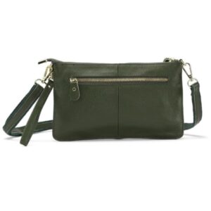 Læder Taske/Clutch – Army