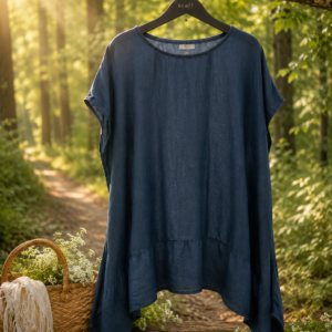 Oversize bluse m/dryp effekt - Janne K