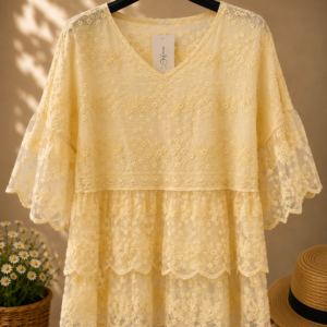Alternative view of Bluse Ellinora m/ blonder - Janne K