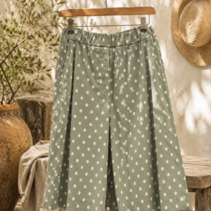 Prikket Shorts/Grøn - Janne K