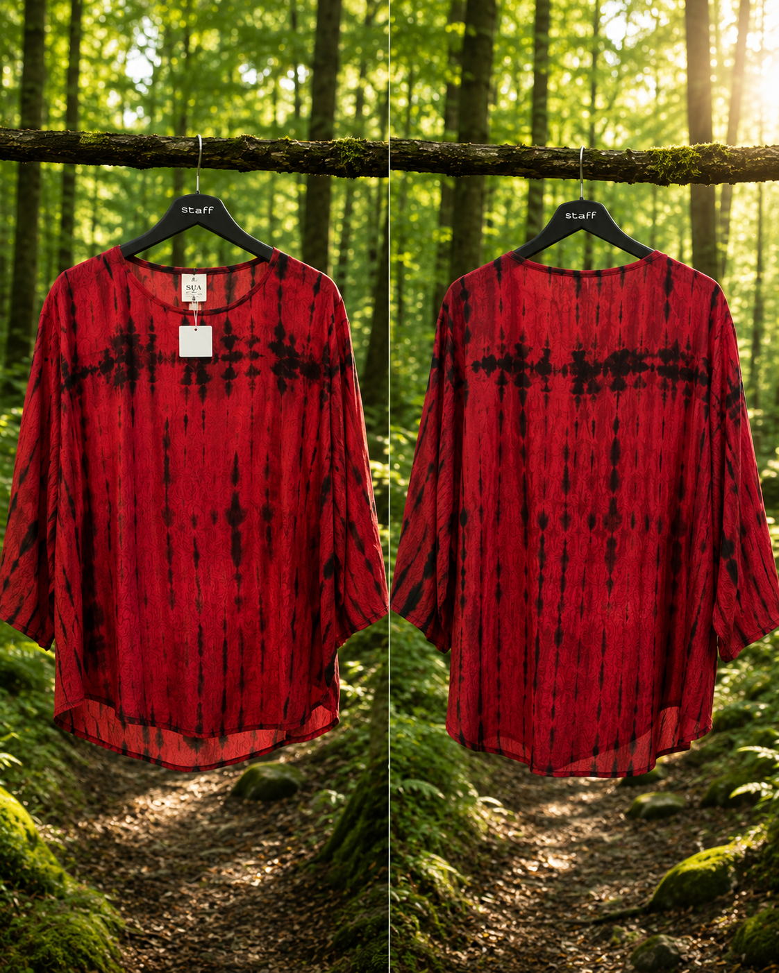 Recycled Silke bluse - Stajl - Billede 5