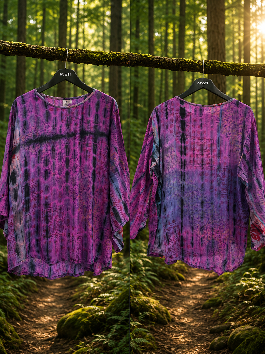 Recycled Silke bluse - Stajl - Billede 7