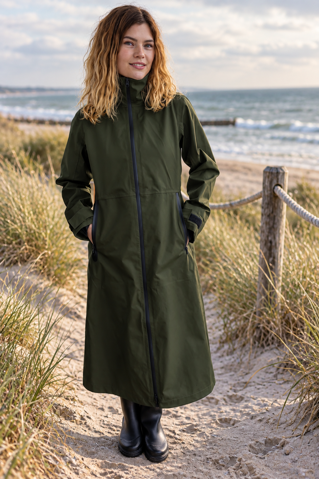 Danedogwalker Raincoat/dark army - Danefæ - Billede 5